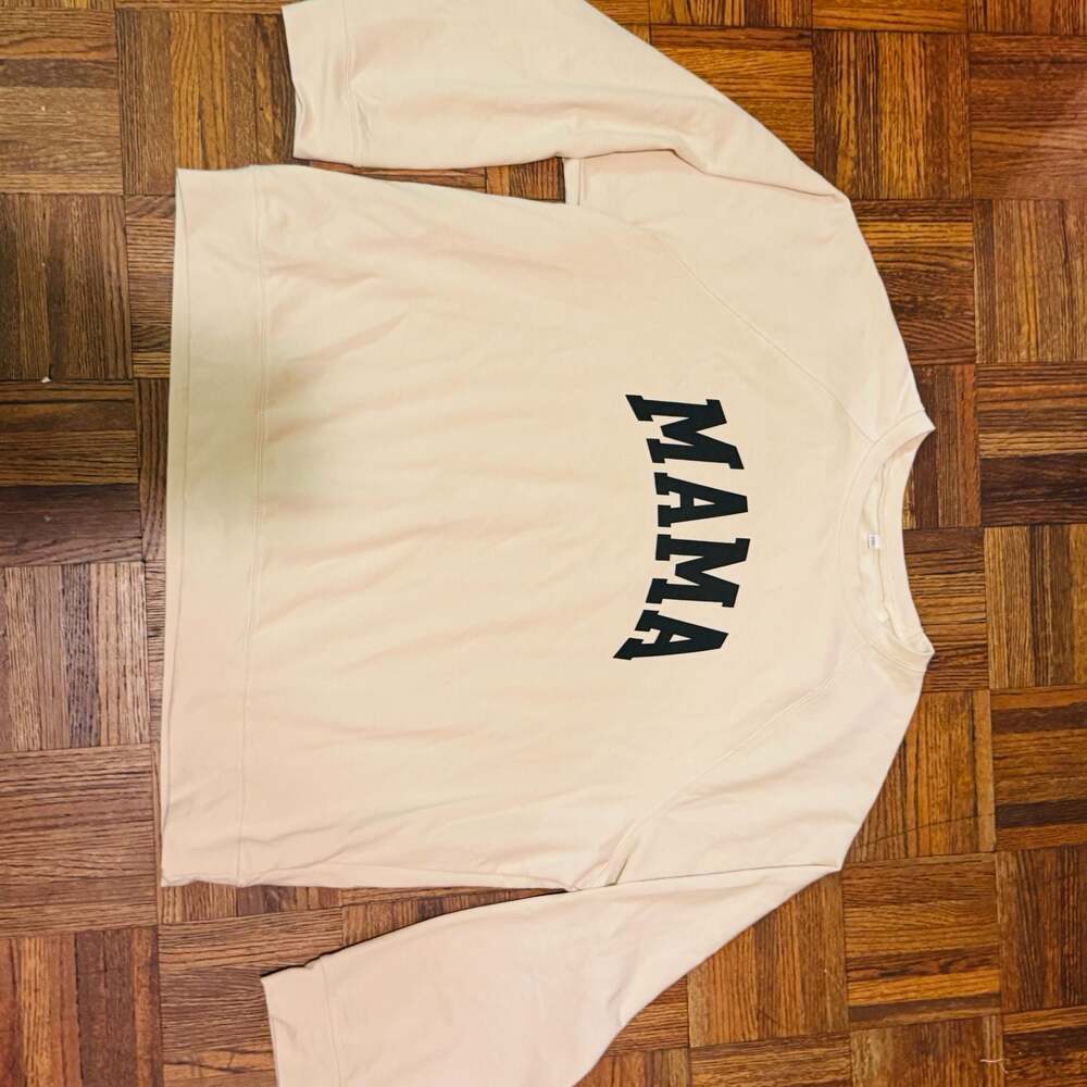 Womens Mama Sweatshirt Oversized Casual Long Sleeve